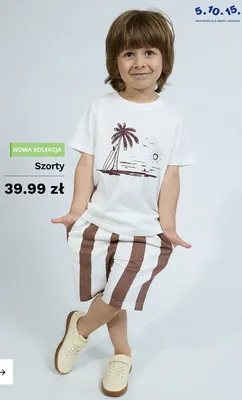 Szorty dziecięce 5,10,15. promocja w 5.10.15