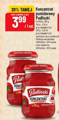 Koncentrat pomidorowy promocja w POLOmarket