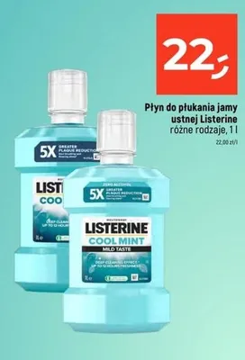 Płyn do płukania jamy ustnej Listerine Cool Mint promocja w Dealz