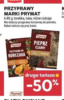Przyprawy marki Prymat promocja w Stokrotka