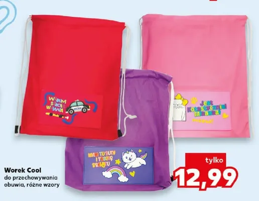 Worek do przechowywania obuwia Cool promocja w Kaufland