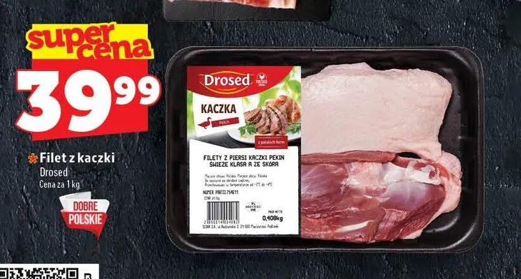 Filet z kaczki Drosed promocja w TOPAZ