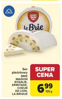 Ser pleśniowy brie Coeur de Lion promocja w Carrefour Market