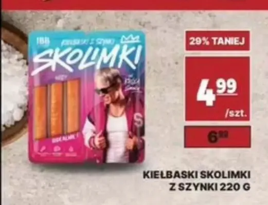 Kiełbaski z szynki Skolimki promocja w API Market