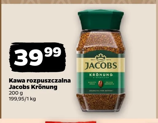 Kawa rozpuszczalna Jacobs Krönung promocja w Netto