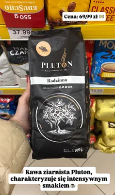 Kawa ziarnista rodzinna promocja w Dino