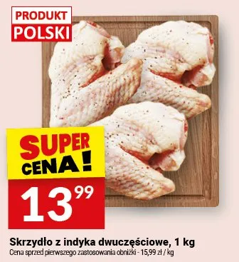 Skrzydło z indyka dwuczęściowe, 1 kg promocja w Twój Market
