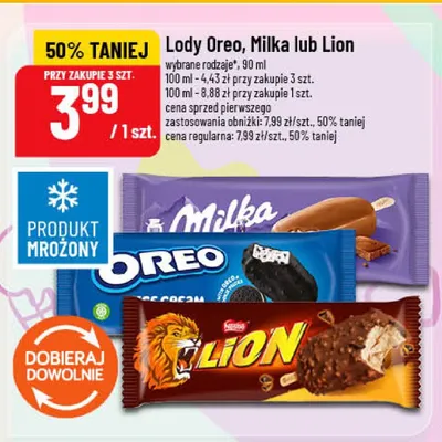 Lody Oreo promocja w POLOmarket