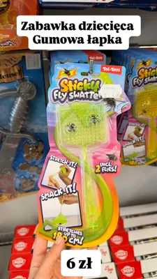 Zabawka gumowa łapka Sticky Fly Swatter Toi-Toys promocja w KiK