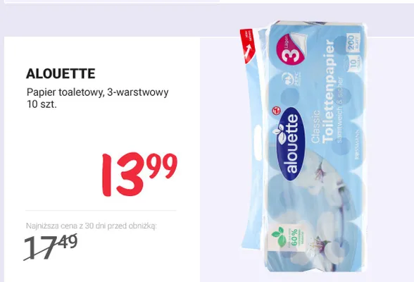 Papier toaletowy promocja w Rossmann