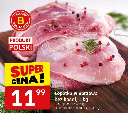 Łopatka wieprzowa bez kości promocja w Twój Market