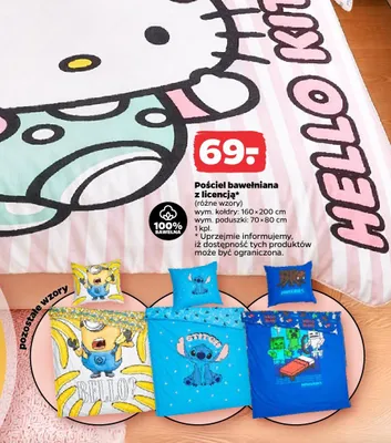 Pościel bawełniana z licencją promocja w Netto