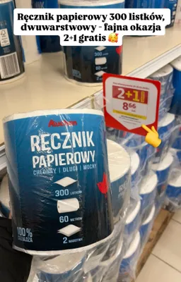 Ręcznik papierowy promocja w Auchan