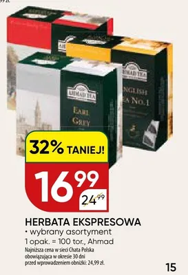 Herbata ekspresowa promocja w Chata Polska