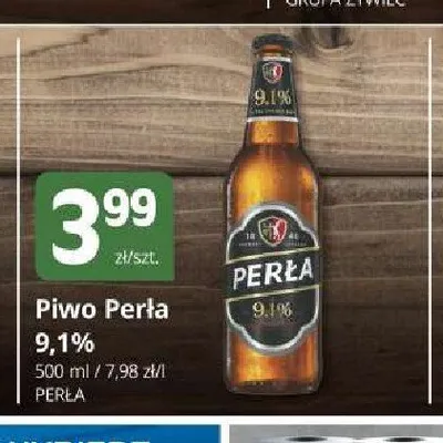 Piwo Perła 9,1% 500 ml promocja w Marketvita