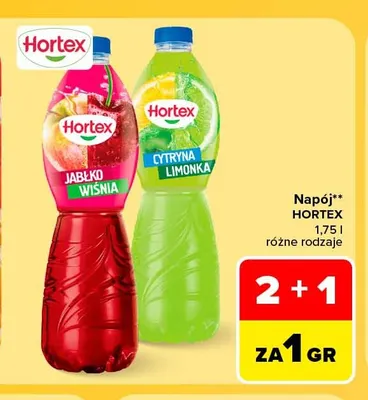 Napój Hortex cytryna limonka promocja w Carrefour Market