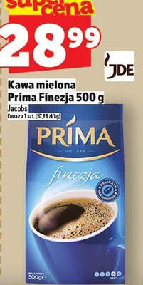 Kawa mielona Prima Finezja 500 g promocja w TOPAZ