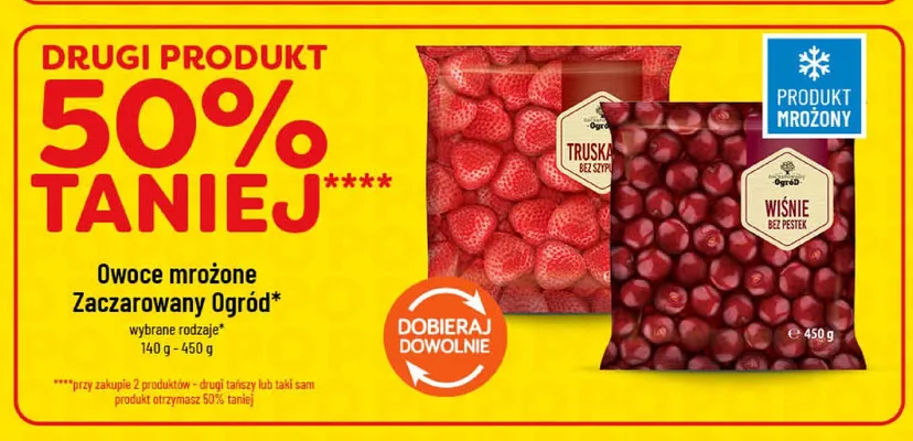 Wiśnie mrożone bez pestek Zaczarowany Ogród promocja w POLOmarket
