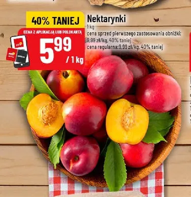 Nektarynki promocja w POLOmarket