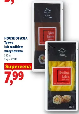 Rzodkiew marynowana House of Asia promocja w Lidl