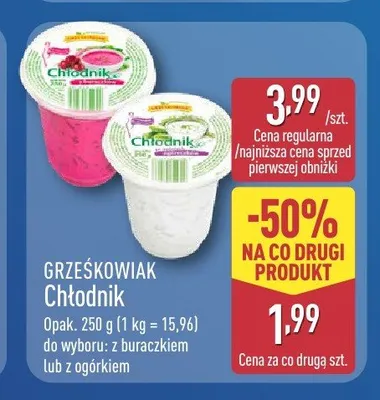 Chłodnik z buraczkiem Grześkowiak promocja w Aldi