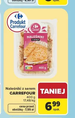 Naleśniki z serem Carrefour Classic promocja w Carrefour Market
