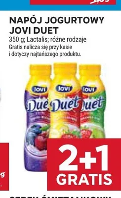 Napój jogurtowy Jovi Duet promocja w Stokrotka