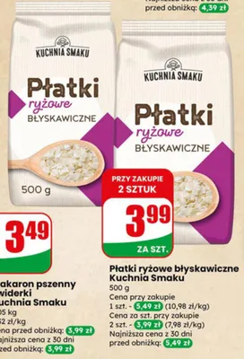 Makaron pszenny świderki promocja w Dino