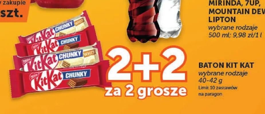 Baton KitKat Chunky promocja w Groszek