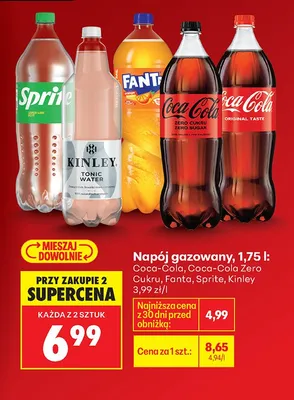 Napój gazowany Coca-Cola Original Taste promocja w Biedronka