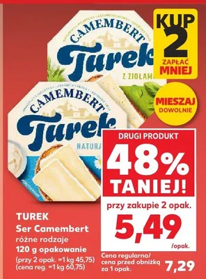 Ser Camembert różne rodzaje promocja w Kaufland