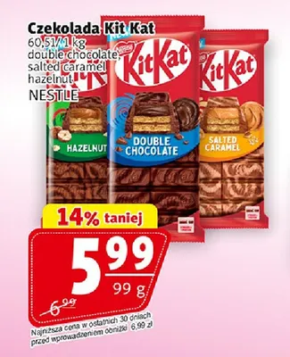 Czekolada Kit Kat salted caramel promocja w Prim Market