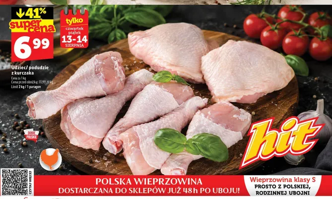 Udziec z kurczaka promocja w TOPAZ