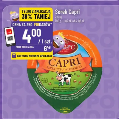Serek Capri promocja w POLOmarket