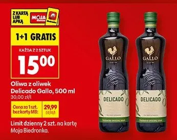 Oliwa z oliwek Delikateso Gullo promocja w Biedronka