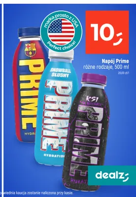 Napój izotoniczny Prime Hydration KSI The Nightmare promocja w Dealz
