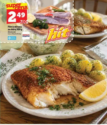 Filet z miruny ze skórą Abramczyk promocja w TOPAZ