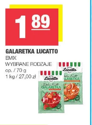 Galaretka Lucatto Emix promocja w SPAR