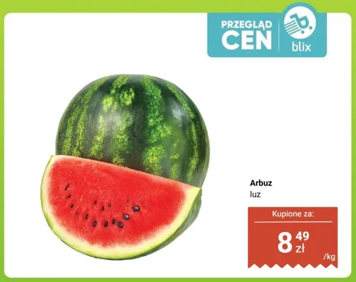 Arbuz luz promocja w Dino
