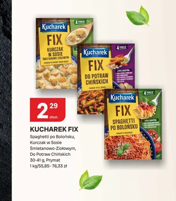 Fix do potraw chińskich Kucharek promocja w Chorten
