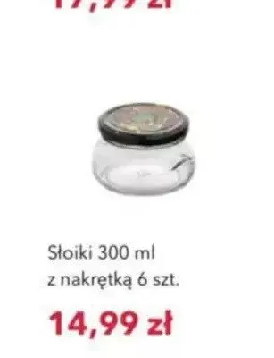 Słoiki z nakrętką 6-pak 300 ml promocja w Nela