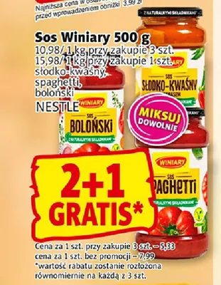 Sos spaghetti Winiary promocja w Prim Market