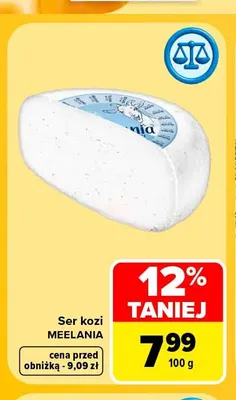 Ser kozi Meelania promocja w Carrefour
