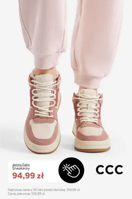 Sneakersy Jenny Fairy promocja w CCC