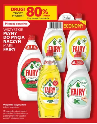 Płyn do mycia naczyń Fairy promocja w Kaufland