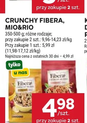 Crunchy Fibera promocja w Stokrotka