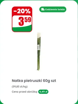 Natka pietruszki 60 g promocja w Dino