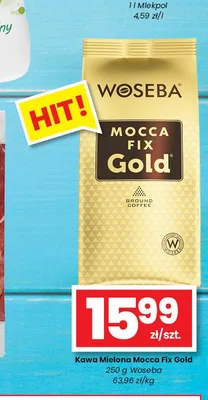 Kawa mielona Woseba Mocca Fix Gold promocja w emma MARKET