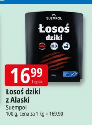 Łosoś dziki z Alaski promocja w Leclerc