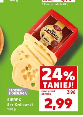 Ser Królewski Sierpc promocja w Kaufland